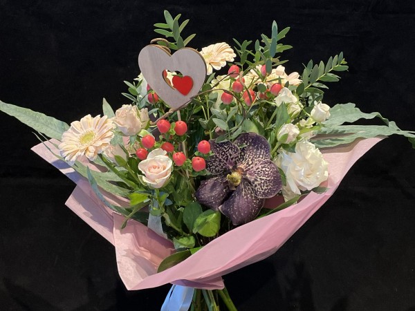 Buchet pastel cu trandafiri  VA22
